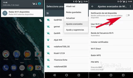 利用可能なWi-Fiネットワーク