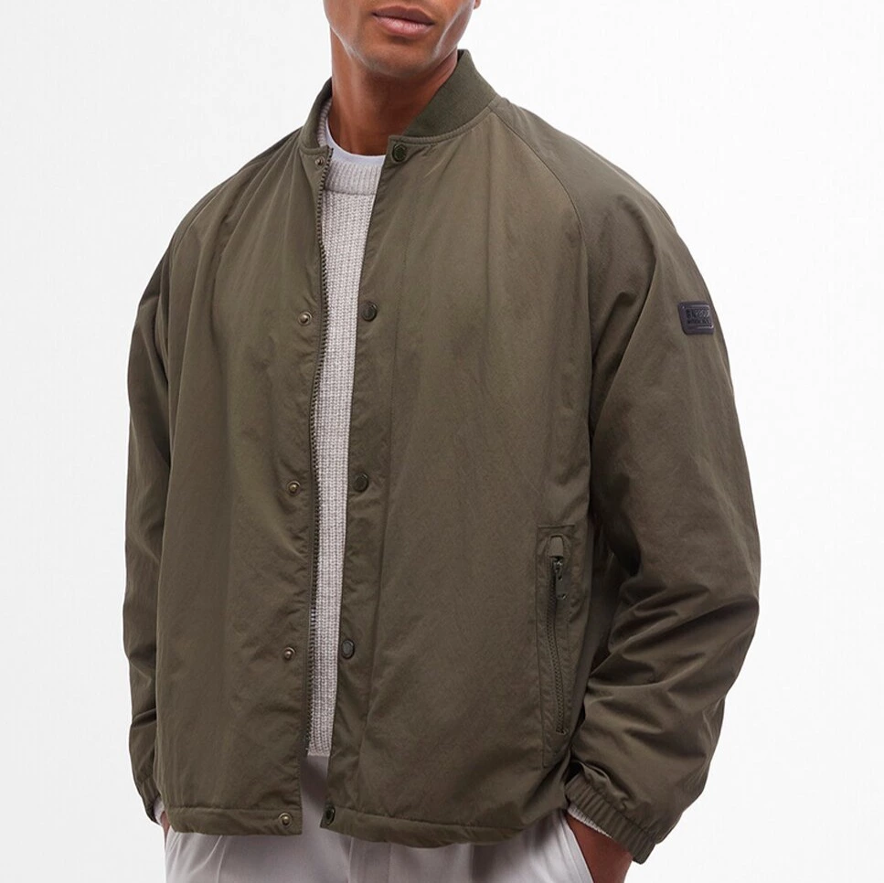 Chaqueta Barbour impermeable de hombre de cremallera
