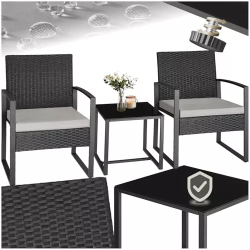 TecTake® Conjunto Jardín Exterior para 2 Personas