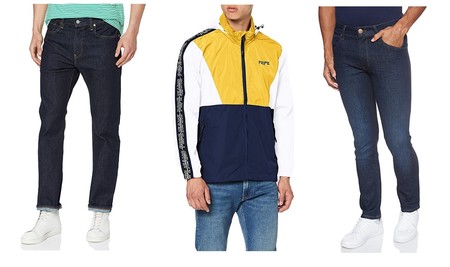 Chollos en tallas sueltas de pantalones, camisas y chaquetas de marcas como Levi's, Quiksilver o Pepe Jeans en Amazon por menos de 30 euros
