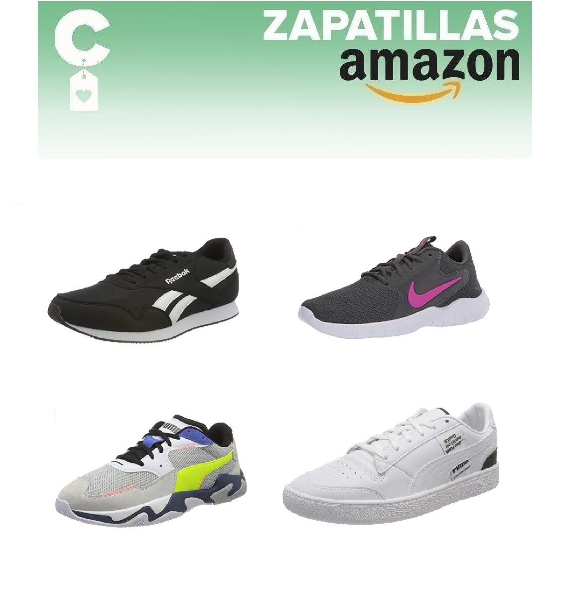Chollos en tallas sueltas de zapatillas Puma, Nike o Reebok por menos de 40 euros  en Amazon