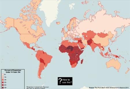 Dónde vive la población más joven en el mundo