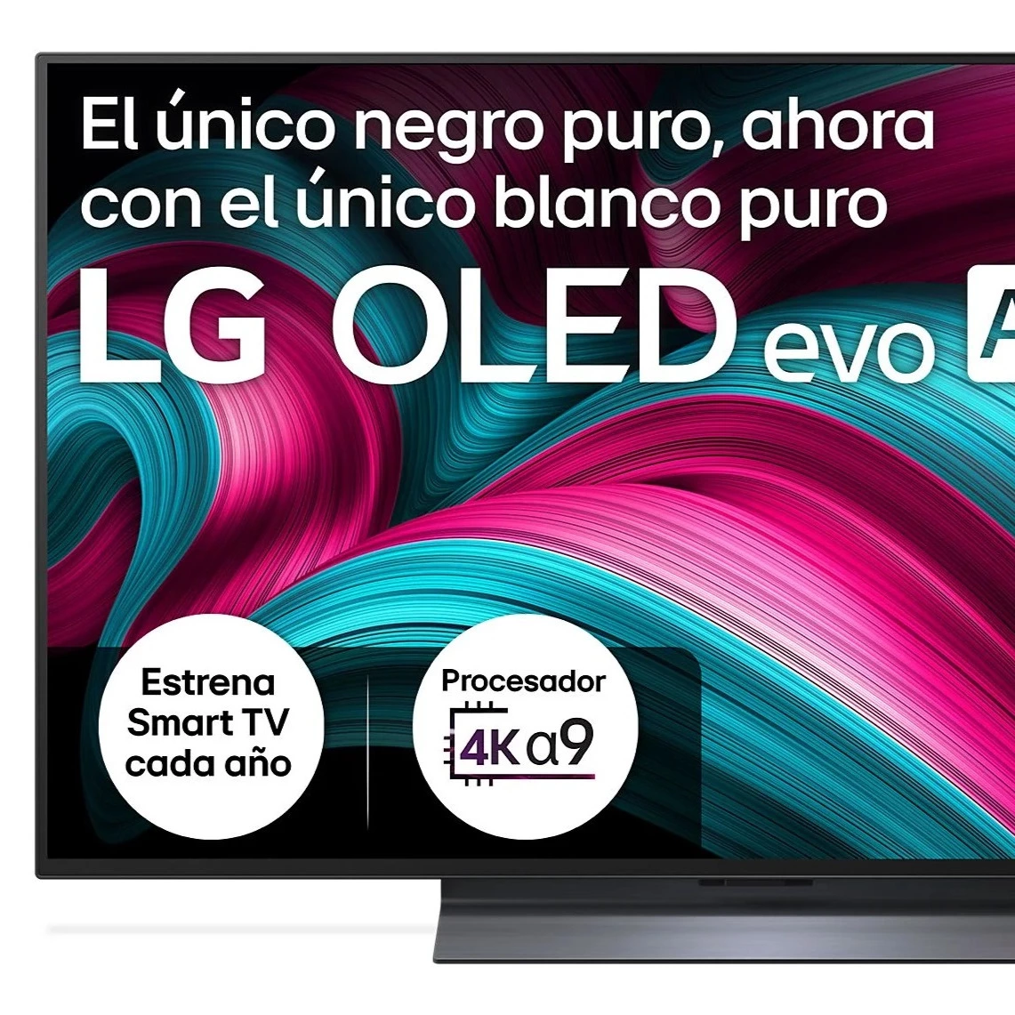 TV OLED 65" - LG OLED65C55LA, OLED 4K, Procesador Inteligente α9 AI Processor 4K Gen8, Smart TV, DVB-T2 (H.265), Negro