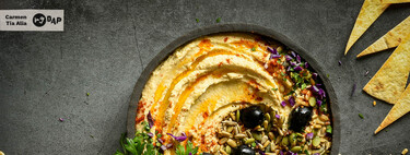 Cómo hacer hummus casero de garbanzos, la receta tradicional original es también la más fácil