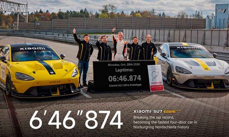 El Xiaomi SU7 le quita el récord en Nürburgring al Porsche Taycan