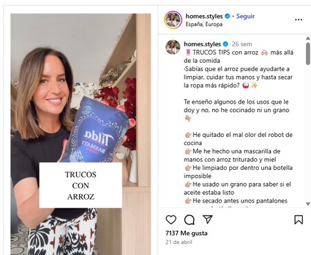Truco del arroz para secar la ropa