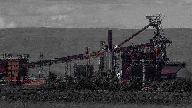 The 110 Meter Tall N5 Blast Furnace At Arcelor Mittal Newcastle