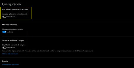 Configuracion Aplicaciones