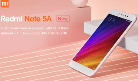 El nuevo Redmi Note 5A de Xiaomi ya está disponible por 144 euros