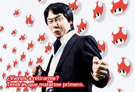 Miyamoto no dejará de hacer juegos nunca. Tendrán que retirarlo