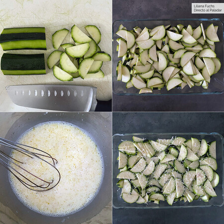 Gratinado Calabacin Al Horno Elaboracion