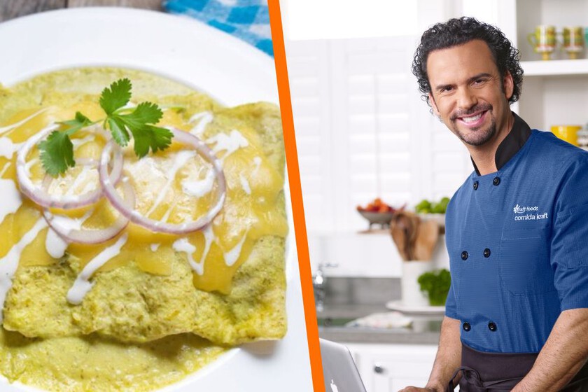 Cómo hacer 'Enchiladas Suizas' con la receta del chef Oropeza y en tan