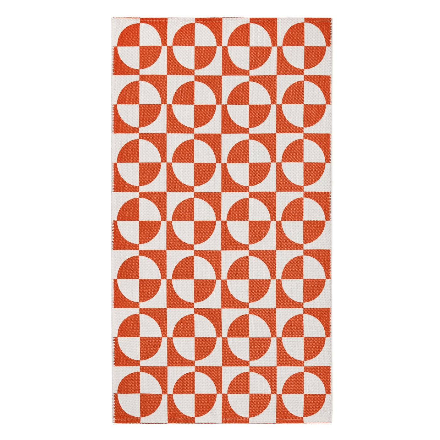 PUBLIKVÄRD
Alfombra, naranja/con círculos, 80x150 cm