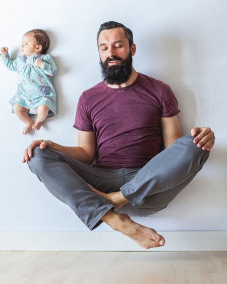 Dad Baby Girl Playful Photography Ania Waluda Michal Zawer 20