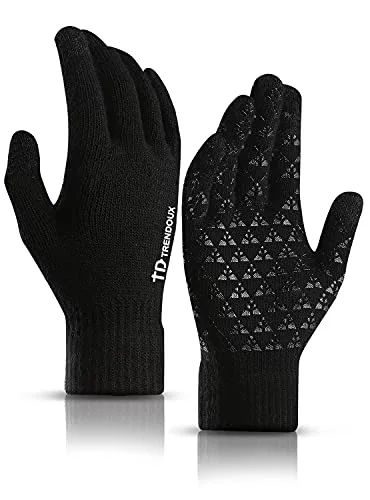 TRENDOUX Guantes tactiles y termicos para hombre y mujer en invierno