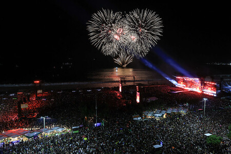 registro do show de Lady Gaga em Copacabana