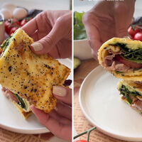 El pan de queso cottage súper fácil, perfecto para elaborar bocadillos proteicos y sin harinas 