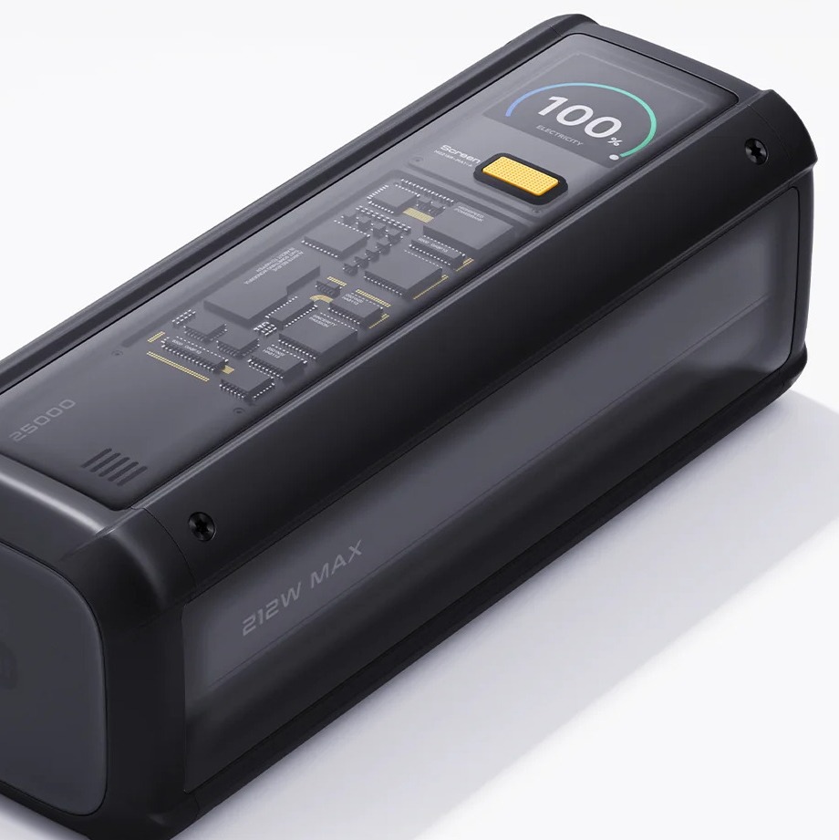 Batería externa Xiaomi P03 25000mAh 212W HyperCharge 3 puertos carga rápida pantalla digital