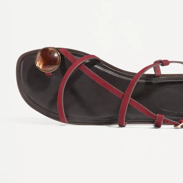 Sandalias planas joya

