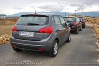 Kia Venga y cee'd, miniprueba en Segovia