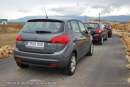 Kia Venga y cee'd, miniprueba en Segovia