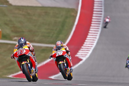 Marc Marquez Dani Pedrosa Honda Motogp Americas 2017 4