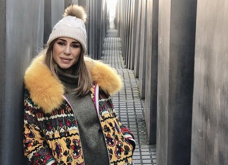"Bebé en el horno", el desafortunado hashtag de Elena Tablada en el Memorial a los judíos de Berlín, en alusión a su embarazo