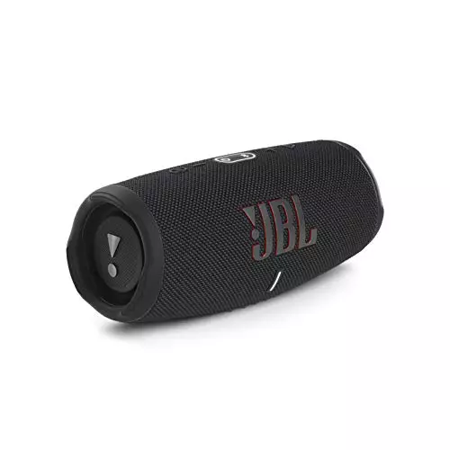 JBL Charge 5 Altavoz inalámbrico portátil con Bluetooth y batería integrada, resistente al agua (IP67), con PartyBoost para subir el nivel de la fiesta, hasta 20h de reproducción, negro