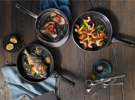Ofertas del día en Amazon para nuestra cocina: descuentos en sets de sartenes San Ignacio, cafeteras Russell Hobbs y planchas Severin