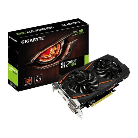 Tarjeta gráfica Gigabyte Nvidia GeForce GTX1060 WF OC de 6GB a su precio más bajo en Amazon: 269,90 euros