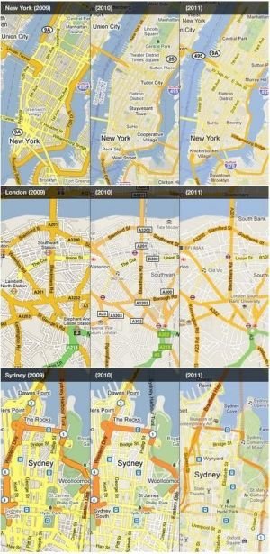 La mejoras de Google Maps