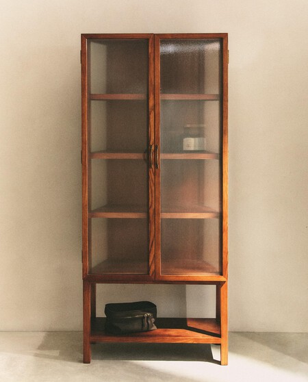 APARADOR MADERA FRESNO PUERTAS VIDRIO