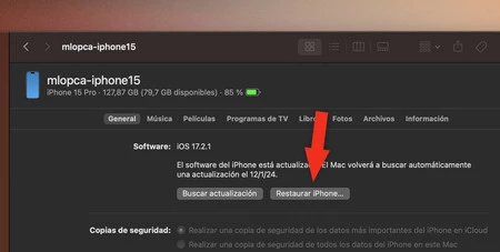 Restaurar Iphone Desde Mac