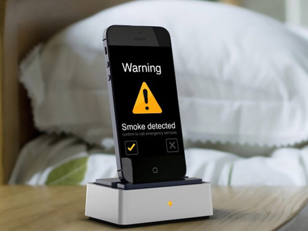 SensePlus, un dock con alarma de incendios