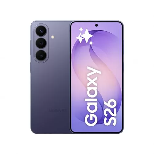 Samsung Galaxy S26, 256GB, Teléfono Móvil con Galaxy AI, Cámara 50MP, 12GB RAM, Batería 4300mAh, Garantía del Fabricante 3 Años + 1 Año Extra, Color Violeta Cobalto (Versión Española)