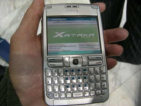 Imágen de la semana: Xataka Móvil vista en un Nokia E61