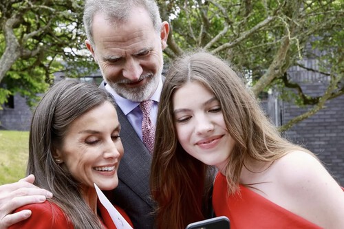 Letizia, Sofía y Felipe VI