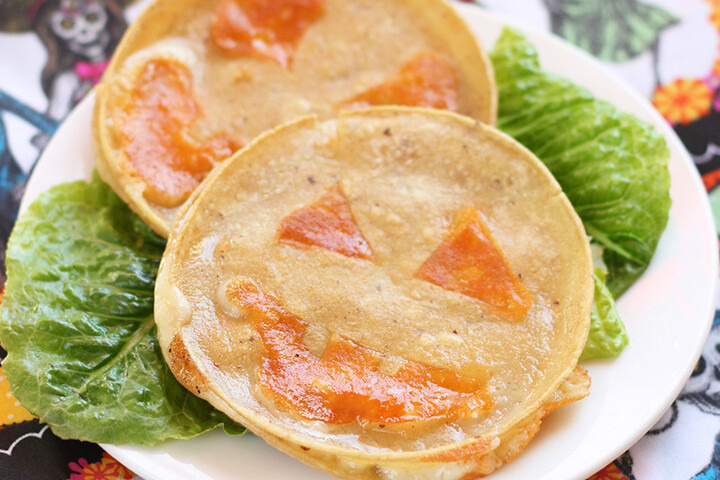 Quesadillas para Halloween. Receta fácil