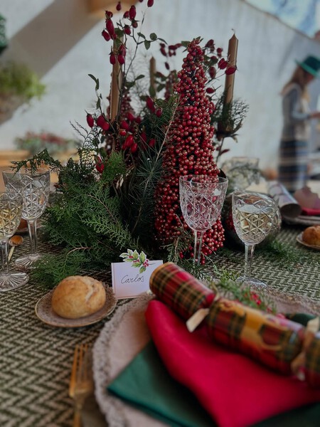 Este Mes Montamos Con Laciafrancesa Una Original Mesa De Navidad En Mis Cuadras Para Mis Pagina