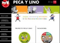 La web de Peca y Lino