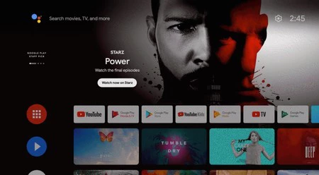 Android TV のフロントページ広告。画像は9to5Googleより
