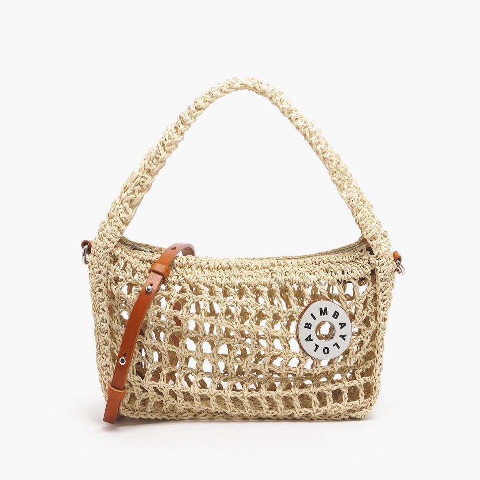 Bolso trenzado diseño hobo Bimba y Lola 