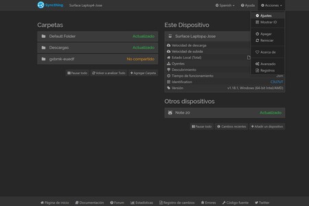 Como instalar y configurar Syncthing