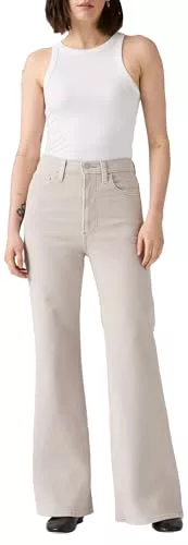 Levi's Ribcage Bells Vaqueros, Chateau Gray, 29W / 34L para Mujer