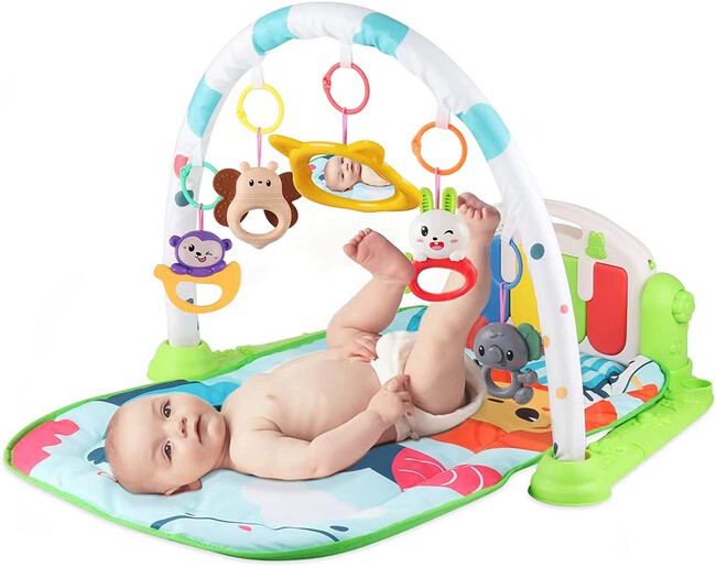 Juguete Emergente De Dinosaurio Para Bebés – Juego Educativo De Causa Y Efecto Con Botones Giratorios Y Deslizantes, Ideal Para Desarrollar La Motricidad Fina, Portable Con Asa Para Niños Pequeños