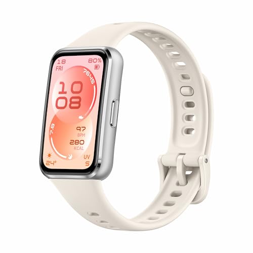 HUAWEI Band 11 Smartwatch Caja de Aleación de Aluminio, Gran Pantalla de 1.62", Nuevo Monitoreo de Sueño, Bienestar Emocional, Blanco