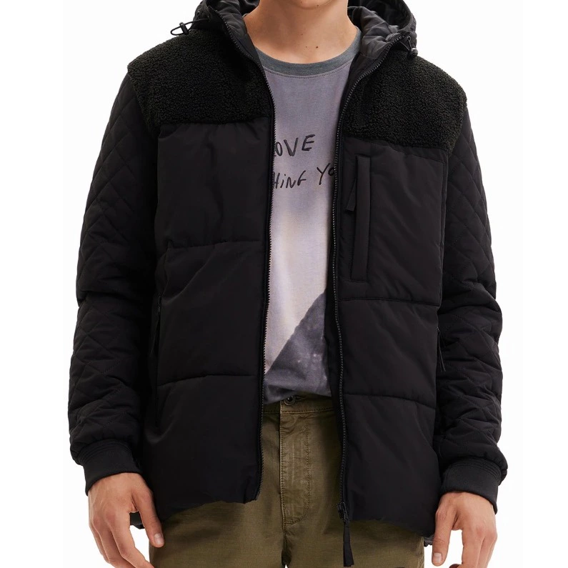 Desigual Abrigo corto acolchado hombre