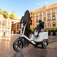 El primer pick-up de BMW tiene alma de bicicleta, un motor eléctrico, plataforma modular y tres ruedas 