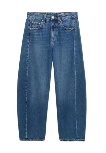 Marks & Spencer Jeans Barrel de Talle Medio Índigo Medio UK 6 (EU 34)