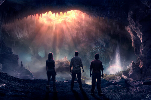 No solo hay gente que piensa que la tierra es plana, hay quien piensa que también es hueca, y allí están Brendan Fraser y King Kong